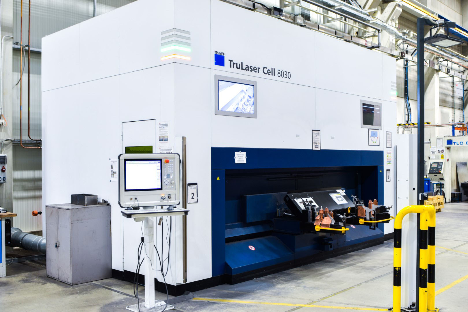 Laserschneidanlage TruLaser Cell 8030 des Herstellers Trumpf bei weba Olomouc